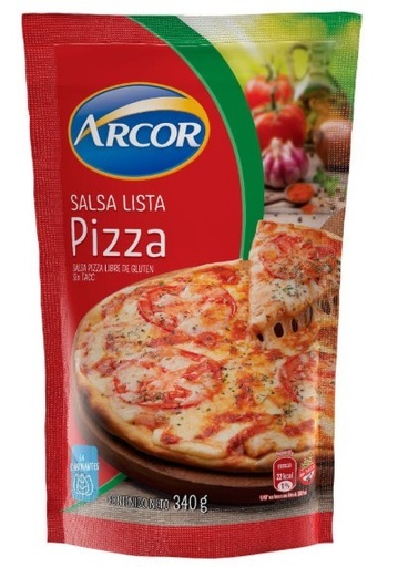 [00511] SALSA LISTA PIZZA ARCOR 340GR (24) 1-3