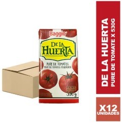 [00519] PURE DE TOMATE LA HUERTA 530GR (12) 1-12
